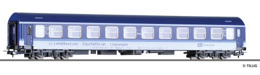 TILLIG 74886 - H0 Liegewagen 2. Klasse, Typ Y/B 70, der CD, Ep. VI
